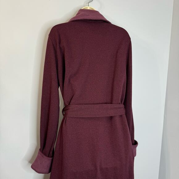 UGG Duffield Ii Shawl Collar Wrap Robe Wild Grape In Purple Soft Loungewear XL - Picture 11 of 15